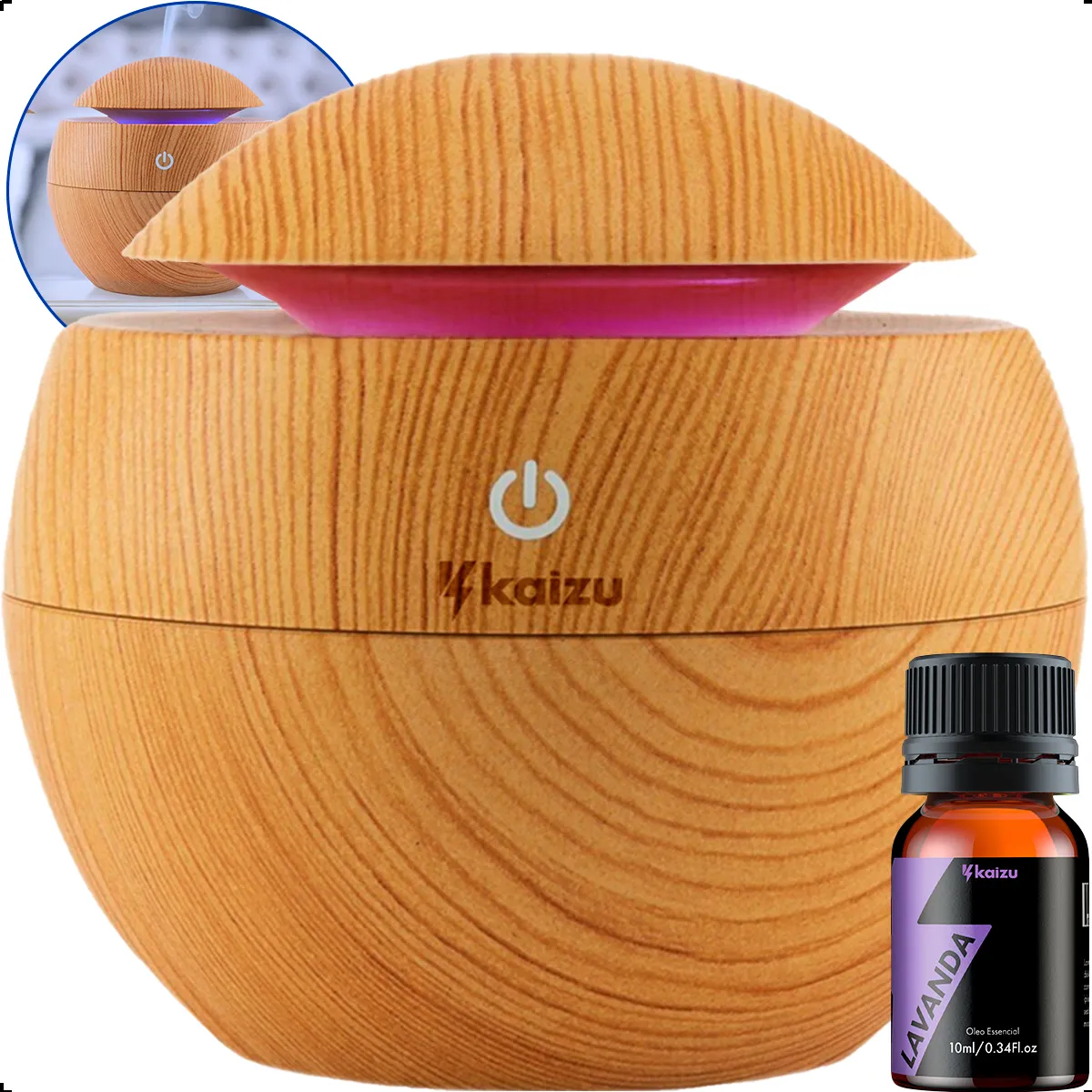 Difusor De Ambiente Eletrico Purificador Aromatizador Ar Essência Silencioso Bivolt Kaizu